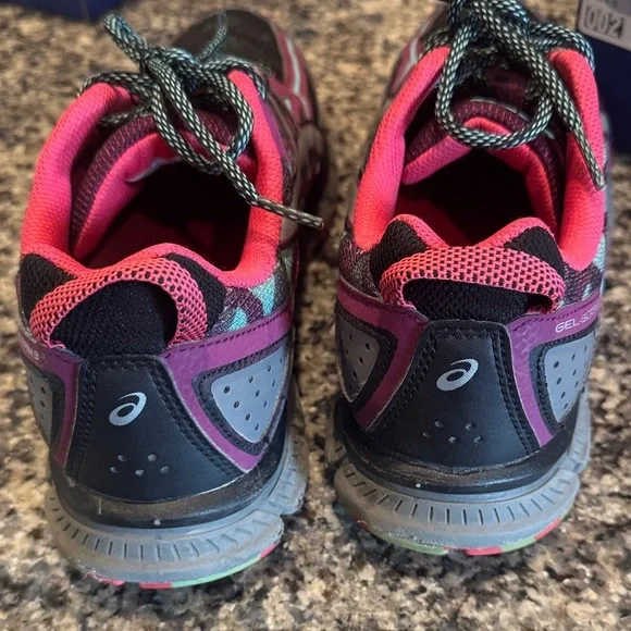 ASICS Women's Multicolor Athletic Shoes with box size 9.5 - Picture 7 of 9